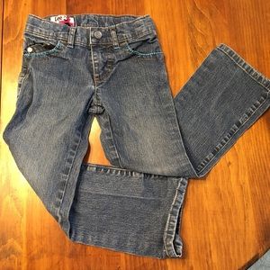 Lee embroidered rainbow jeans 4T